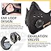 FIGHTECH Dust Mask | Mouth Mask Respirator with 4 Carbon Filters for Pollution Pollen Allergy Woodworking Mowing Running | Washable and Reusable Neoprene Half Face Mask (M/BLK)