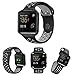 Fitbit Blaze Bands Large,Jakpas Silicone Replacement Sport Band with Black Frame for Fitbit Blaze Smart Fitness Watch (Black/Gray)