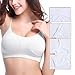 Litthing Women’s Sport Bra Spaghetti Strap Yoga Bra Camisole Top (White, L)