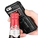 ZVE Apple iPhone SE/5S/5 Case Built-in Cigarette Lighter/Bottle Opener, Heavy Duty, Black
