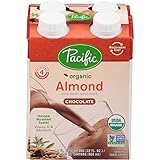 Pacific Foods Organic Almond Milk, Chocolate, 8-Ounce, (Pack of 24)