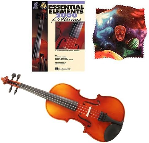 Knilling Europa 1/2 Size Violin Outfit (3K) -- with Essential Elements for Strings Violin Book 2 - with BONUS Alien Rosin