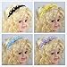 7Rainbows Boutique Triple Satin Flowers with Pearls Headbands for Girls (FS068)