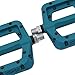 FOOKER MTB Pedals Mountain Bike Pedals 3 Bearing Non-Slip Lightweight Nylon Fiber Bicycle Platform Pedals for BMX MTB 9/16