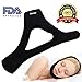 Adjustable Stop Snoring Chin Strap (FDA Material) - Huimu Anti-Snore Jaw Sleep Chin Belt for Snoring - Reduce Sleep Stress, Solution Instant and Natural Snore Give You Healthy Comfortable Sleep