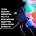 LE Globe String Lights, Plug in Twinkle Light, 33ft 100 LEDs, RGBY Multicolor, 8 Modes, Indoor Outdoor Decorative Fairy Lights for Party, Patio, Gazebo, Room, Festival Decor and More
