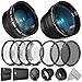 52mm Starter Accessory Kit for Nikon DSLR Bundle with Vivitar Wide Angle and Telephoto Lenses