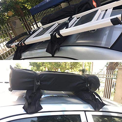 Ladeyi Universal Auto Soft Car Roof Rack Outdoor Rooftop General Motors Folding roof Rack Soft Rack is Especially Suitable for Kayaking, Surfboard T25454 (Paper Box)