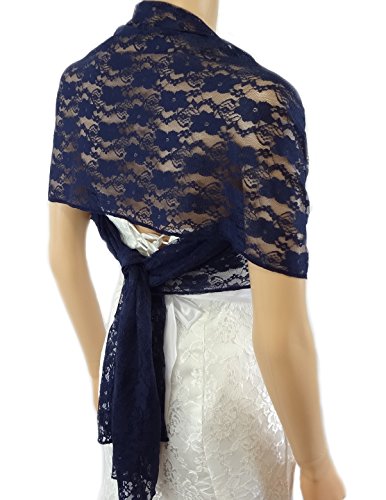 navy blue evening shawl