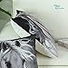 CaliTime Pack of 2 Soft Canvas Throw Pillow Covers Cases for Couch Sofa Home Decoration Vivid Wild Horses Print 18 X 18 inches White Horse