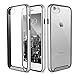 Mobility Element iPhone Case - Best Case for iPhone 7 and iPhone 8 - Premium Cover Provides Protection From Drops, Scratches and Impacts - Transparent Back With Sleek Color Options - Silver/Black