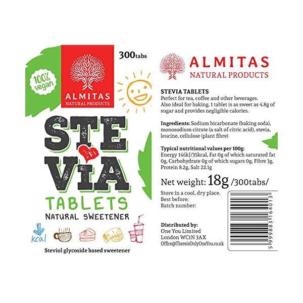 Stevia Tabs (300st) Made in Germany, ohne Erythrit, laktosefrei, nur fÃ¼r HeiÃgetrÃ¤nke geeignet – Bild 4
