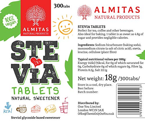 Stevia Tabs (300st) Made in Germany, ohne Erythrit, laktosefrei, nur für HeiÃgetränke geeignet – Bild 4