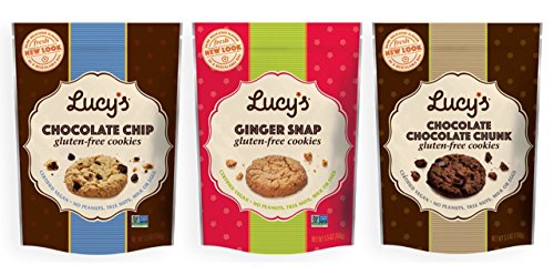 Lucys Gluten-free Cookies 3 Flavor Variety Bundle 1 Each ...
