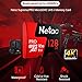 128GB Micro SD Memory Card - Netac P500 PRO V30 UHS-I U3 High Speed MicroSDXC TF Card with Adapter