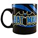 Silver Buffalo BN6534 DC Comics Batman Face and Logo Ceramic Mug, 20 oz, Multicolor