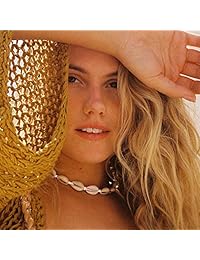 Besteel - 5 gargantillas de concha natural hechas a mano para mujeres y niñas, diseño de cuentas de mar hawaiano