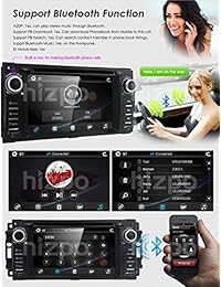 hizpo estéreo del coche GPS reproductor de DVD para Dodge Ram Challenger Jeep Wrangler JK unidad principal Din visualización táctil de 6.2" Indash Radio Receptor con navegación Bluetooth 3G