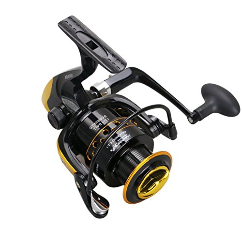 Fyx Moulinet de Pêche 12+1BB Roulements à Bille avec Poignée en Métal AD2000-9000