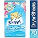 Snuggle Exhilarations Fabric Conditioner Dryer Sheets, Island Hibiscus & Rainflower, 70 Count, brand is Snuggle, variation theme is Scent that is Island Hibiscus & Rainflower