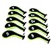 Sword &Shield sports Neoprene Zipper Golf Club Iron Head Covers Iron Covers 10pcs/Set(Green&Black)
