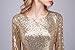 Honey Qiao Rose Gold Modest Bridesmaid Dresses Long High Back Prom Party Gown