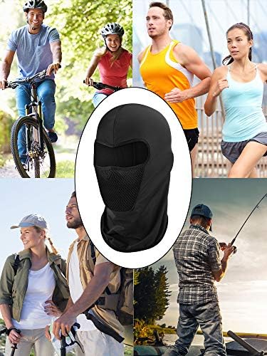 A black balaclava face cowl for summer season, priced at $18.99.