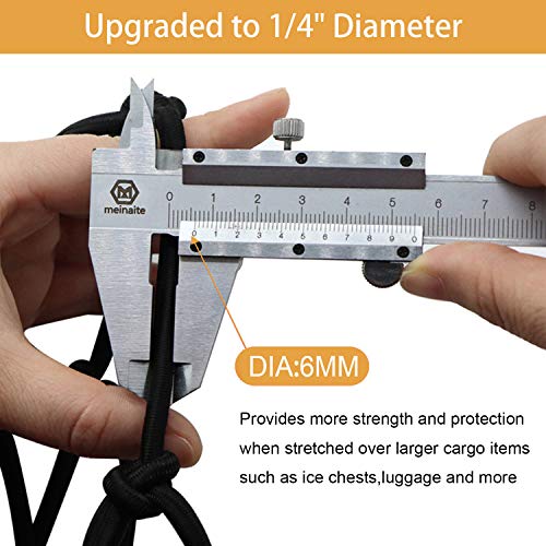 image for RELIANCER 4'x6' Latex Bungee Cargo Net Stretches to 8'x12' Heavy Duty 