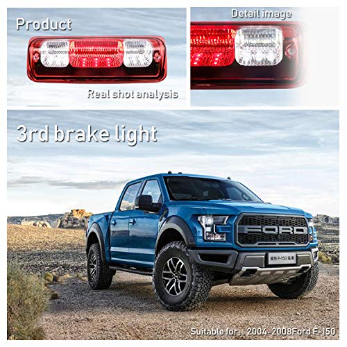 image for  Youxmoto High Mount Stop Tail Cargo Light, Rear Roof Center LED 3rd B