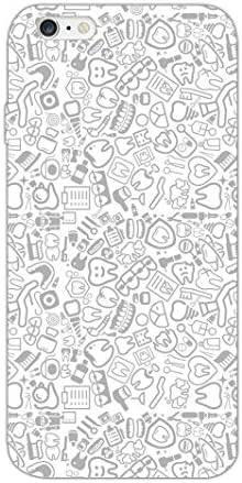 JUSTGIRLYTHINGS Dental Pattern for Dentists Designer Printed Hard Back Shell Case for Apple iPhone 6S / Apple iPhone 6