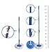 Masthome Mop and Bucket with Wringer Set, Spin Mop and Bucket On Wheels with 5 Microfiber Mop Heads and 1 Floor Brush Head, Self Wringing Mop for Floor Cleaning, 12L
