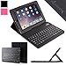 iPad Pro 12.9 Keyboard + Leather Case, Alpatronix KX140 Bluetooth iPad Keyboard Folio Smart Case with Removable Wireless Keyboard, Built-in Stand for iPad Pro 12.9-inch (Late 2015 - iOS 10+) - Black