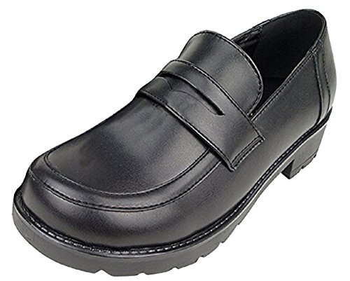 Womens Lolita School Studets Uniform Shoes Uwabaki Maid Flats Oxford Shoes