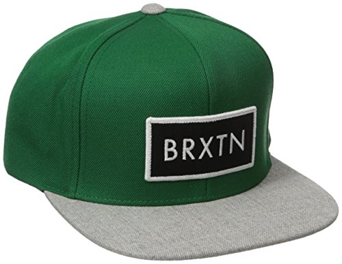 Brixton Men's Rift Snapback, Hunter/Heather Grey, One Size