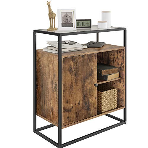 VASAGLE Entryway Storage Console Table with Stable Tempered