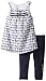 Calvin Klein Girl's 2-6X Blue Printed Tunic with Navy Leggings