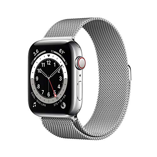 ایگرد | قیمت و خرید Neu Apple Watch Series 6 (GPS + Cellular, 44 mm)  Edelstahlgehäuse Silber, Milanaise Armband Silber