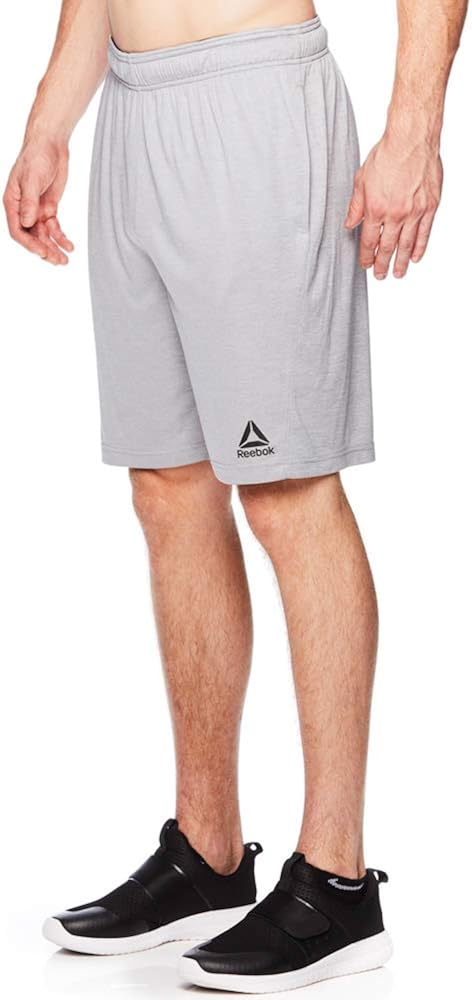 Reebok Men's Drawstring Shorts - Athletic Running & Workout Short w/Pockets : Clothing