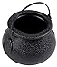 Halloween Mini Plastic Cauldrons - 24-Pack Black Witch Pots, Novelty Candy Holder Buckets, Small Kettles for Halloween Decoration, Party Supplies, 2.5 x 2.5 x 2.1 Inches