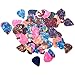 I-MART Stylish Colorful Celluloid Guitar Picks Plectrums for Guitar Bass Ukulele 0.46mm (Pack of 24 - Assorted Colors)
