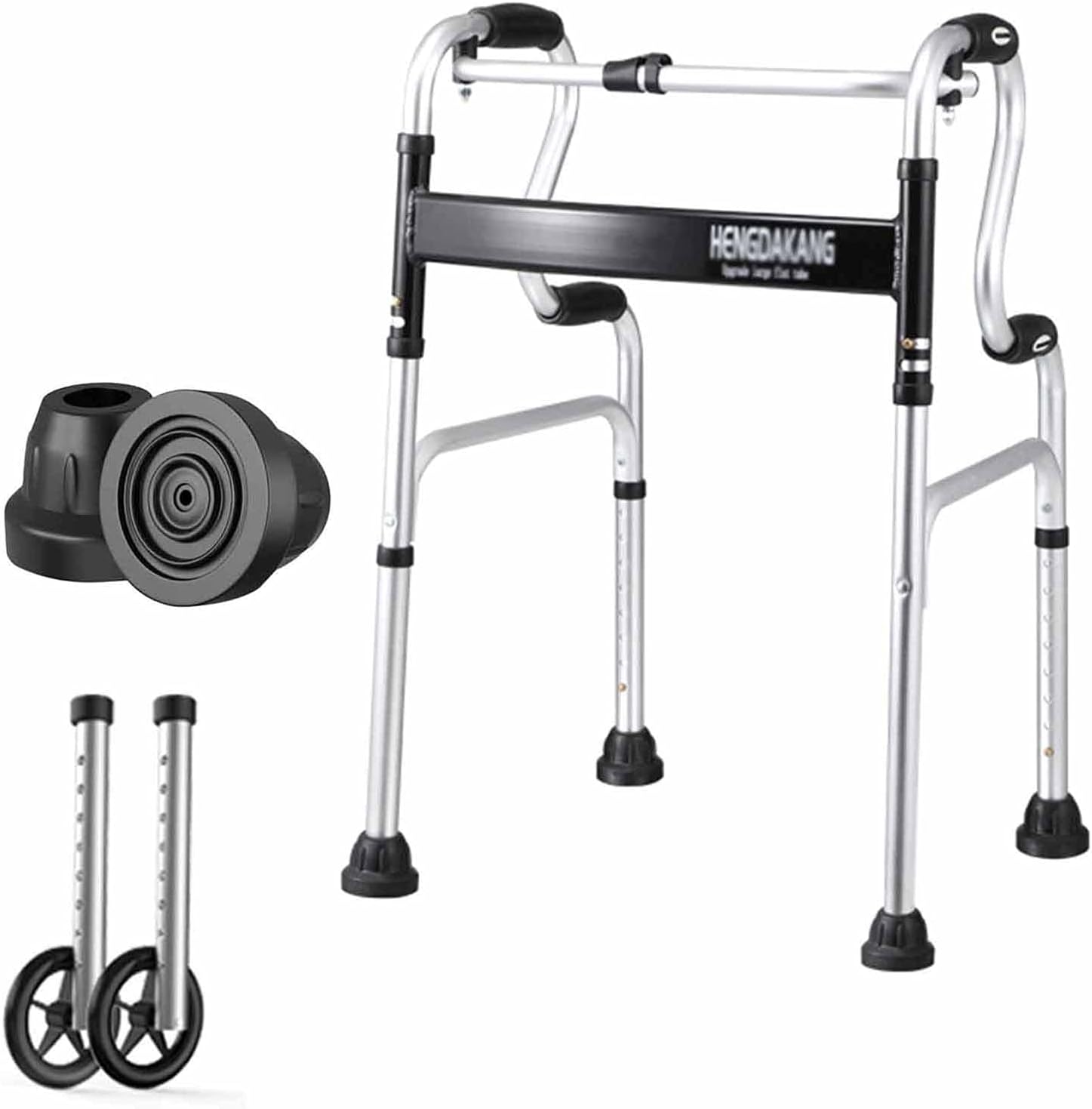 Adult Seniors Disabled Standup Rollator Walker, Adjustable Height