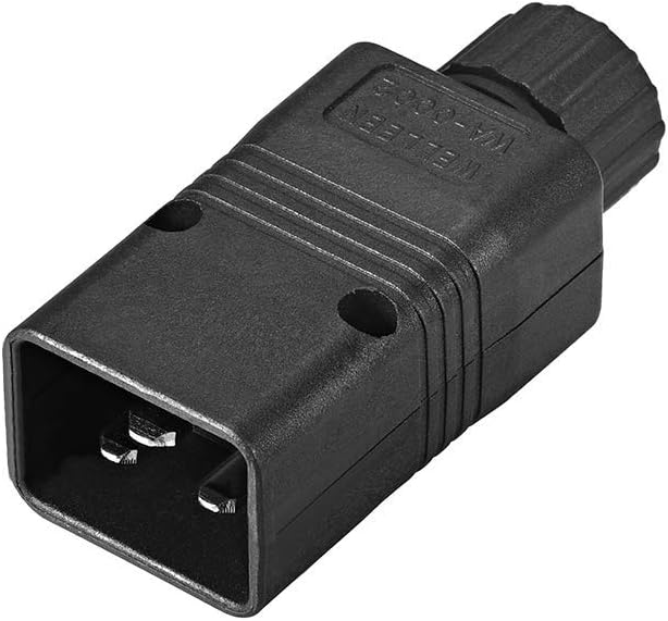 ZealMax AC 110-250V 10A Macho IEC320 C20 Toma de corriente Adaptador del receptáculo del conector
