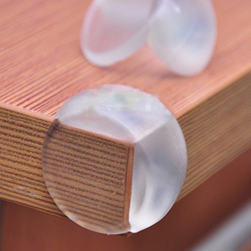 KAKA(TM) Soft Silicone Table Corner Desk Edge Cushion Baby Child Safety Guard Protector (Clear 12 Pcs) - Thumbnail 4