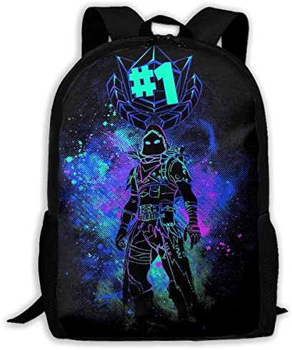 COBKKK Fashion Backpack #1 Raven School Bag Travel Anti-Dirt Large Space Waterproof Daypack Black