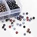 BEADNOVA Satin Pearls Beads for Crafts Tiny Loose Glass Imitation Pearls for Jewelry Making (4mm, 1000pcs, Multi Color)