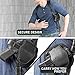 Alien Gear ShapeShift Shoulder Holster (Black Leather) for Concealed or Open Carry - Custom Fit to Your Gun (Select Pistol Size) - Right or Left Hand - Made in The USA