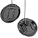 Neewer 58MM Camera Lens Cap Kit for CANON Rebel (T5i T4i T3i T3 T2i T1i), CANON EOS (700D 650D 600D 550D 500D 450D):(5)58mm Lens Caps+(5)Cap Keeper Leashes+(1)Microfiber Cleaning Cloth