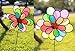 ASWCOWY Pinwheels Windmills Wind Spinners 3 Pack Made of Durable 100% Weatherproof Nylon and Fiberglass Children's Toys Outdoor Camping Kindergarten Garden Lawn Yard Decor (style1)