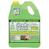 SIMPLE GREEN Oxy Solve House and Siding Pressure Washer Cleaner - Removes Stains from Mold & Mildew on Vinyl, Aluminum, Wood, Brick & Stucco - Concentrate 1 Gal.