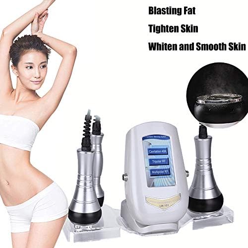 40K Cavitation Weight Loss Body Slimming LED Beauty Machine, Multi-Polar RF Radio Frequency Skin Rejuvenation Lift Tighten Fat Burning Anti-Aging Skin Massage